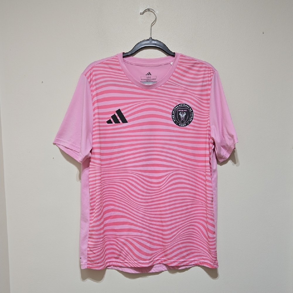 Adidas MIAMI #10 MESSI Club Internacional Men's Short Sleeve Shirt